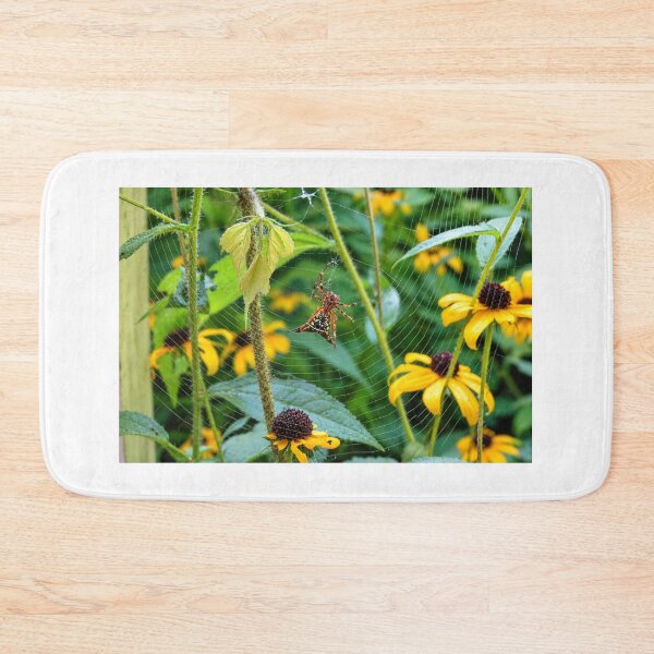 Item preview, Arrow-Shaped Micrathena Spider in the Garden designed and sold by Astute-Artio-Photography.