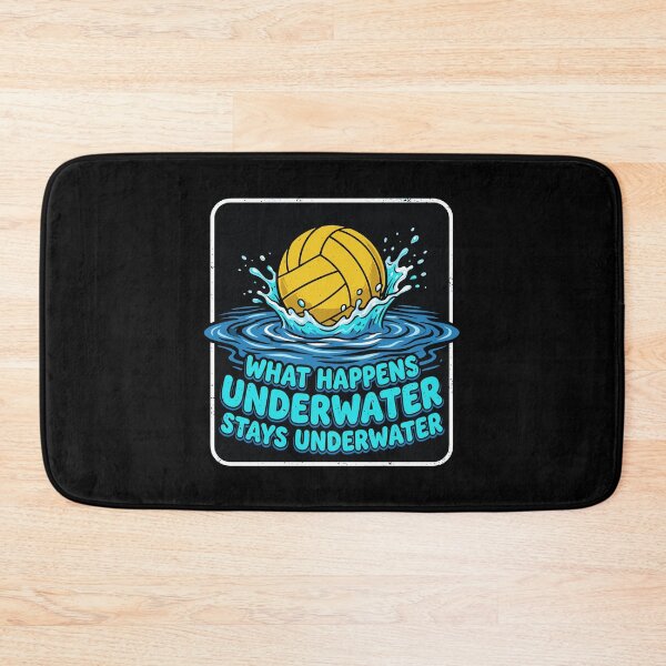 Item preview, What Happens Underwater Stays Underwater Water Polo Player Athlete  designed and sold by PopStars1993.