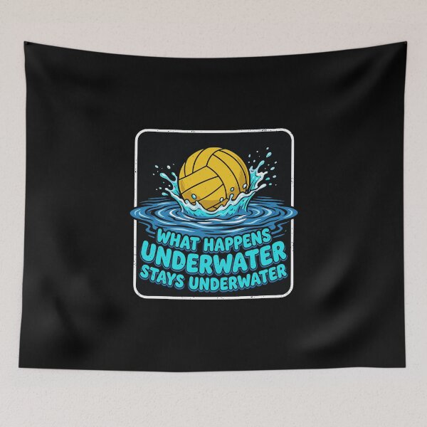 Item preview, What Happens Underwater Stays Underwater Water Polo Player Athlete  designed and sold by PopStars1993.