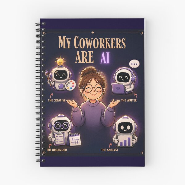 Item preview, My Coworkers Are AI – Cute Robot Office Humor designed and sold by ChicDesk.