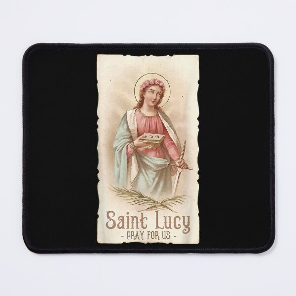 Item preview, St Lucy St Lucia Patron of Eyes and Blind Catholic Saints designed and sold by geronkagogo.