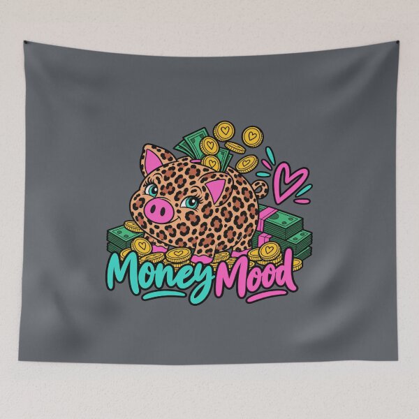Item preview, Money Mood – Leopard Print Piggy Bank designed and sold by Aimetoi.