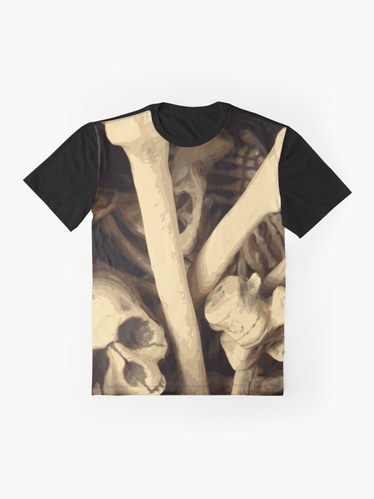 Alternate view of Caldron of bones. Graphic T-Shirt