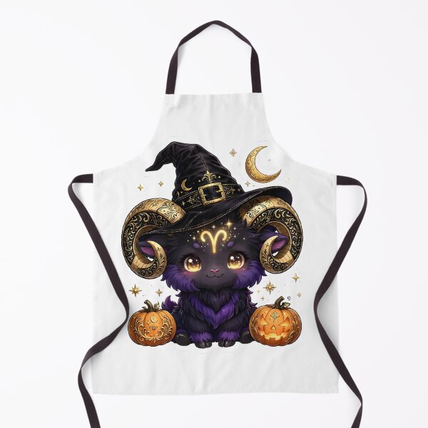 Artikelvorschau, Niedlicher Widder Halloween-Widder entworfen und verkauft von Zodiac Celestial Art.