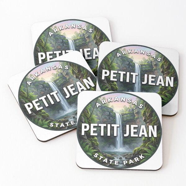 Item preview, Petit Jean State Park Arkansas Spring Mist Round Badge Sticker designed and sold by DetourDgn.