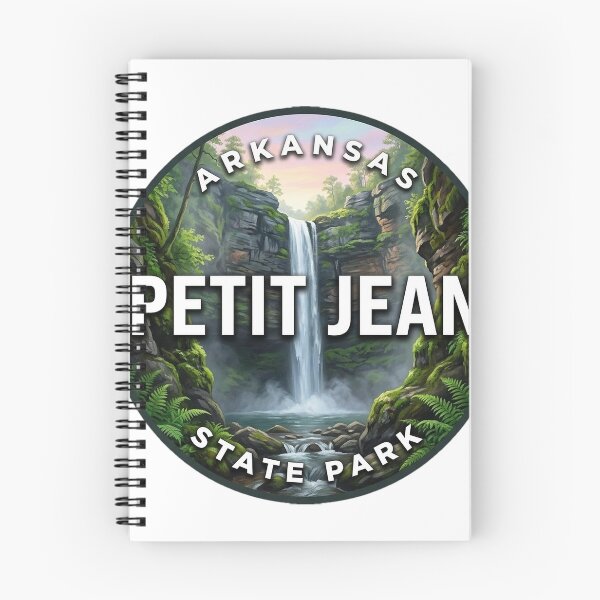 Item preview, Petit Jean State Park Arkansas Spring Mist Round Badge Sticker designed and sold by DetourDgn.