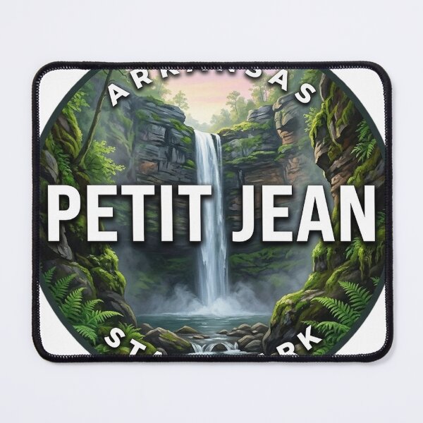 Item preview, Petit Jean State Park Arkansas Spring Mist Round Badge Sticker designed and sold by DetourDgn.