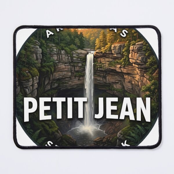 Item preview, Petit Jean State Park Arkansas Golden Hour Round Badge Sticker designed and sold by DetourDgn.
