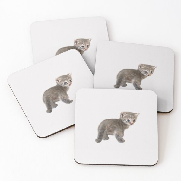 Item preview, Cute Kitten Sticker Sheet – Adorable Rescue Kittens Photo Stickers designed and sold by JustPetMe.