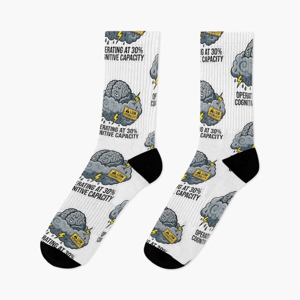 Item preview, Brain Fog Low Visibility Storm Humor Operating At 30 Percent Cognitive Capacity designed and sold by raedattia.