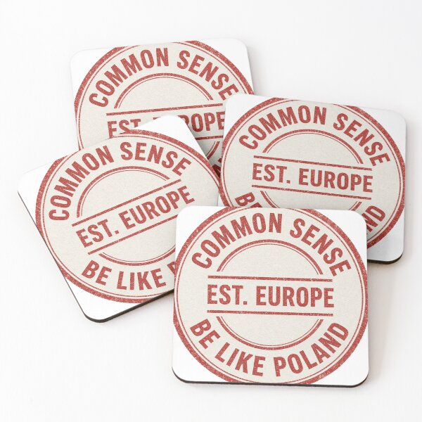 Item preview, Be Like Poland Common Sense Rubber Stamp designed and sold by Acta Diurna Supply.