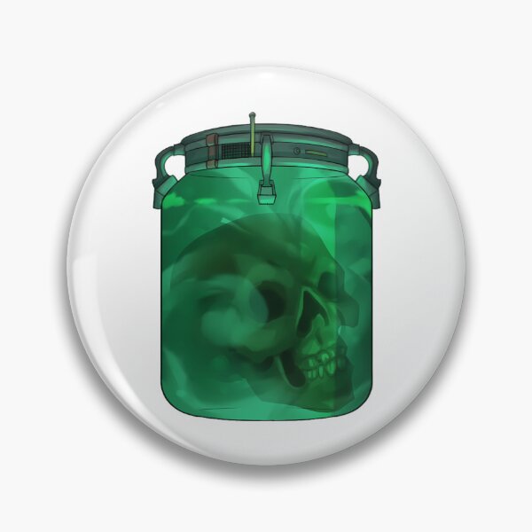 Item preview, Skull In The Jar - Green Swirl designed and sold by oswa-ldopenr.