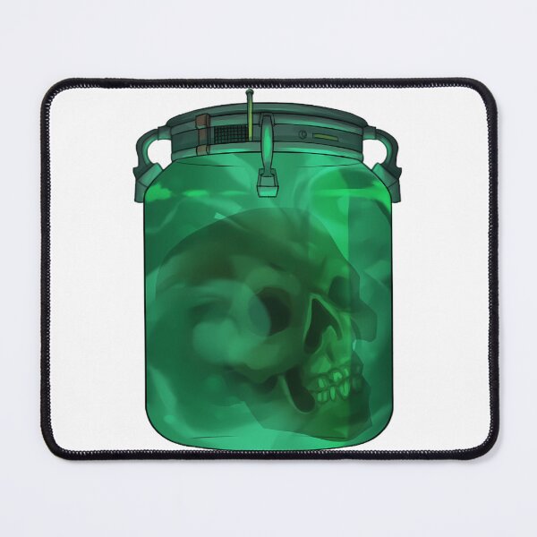 Item preview, Skull In The Jar - Green Swirl designed and sold by oswa-ldopenr.