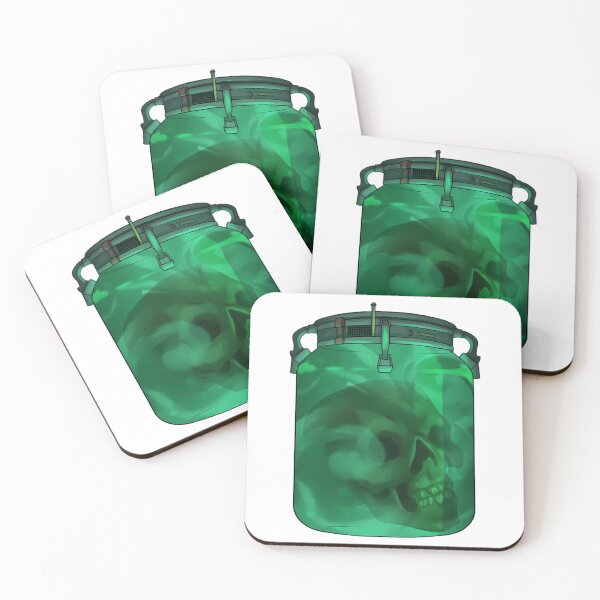 Item preview, Skull In The Jar - Green Swirl designed and sold by oswa-ldopenr.