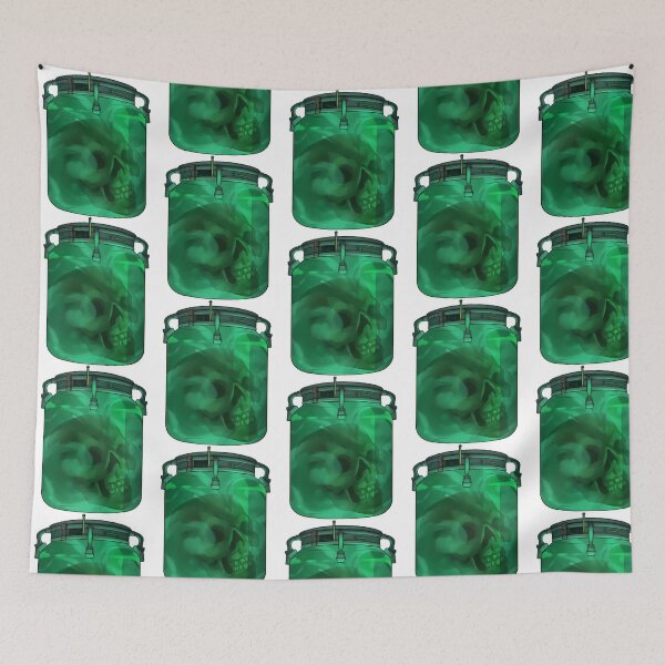Item preview, Skull In The Jar - Green Swirl designed and sold by oswa-ldopenr.
