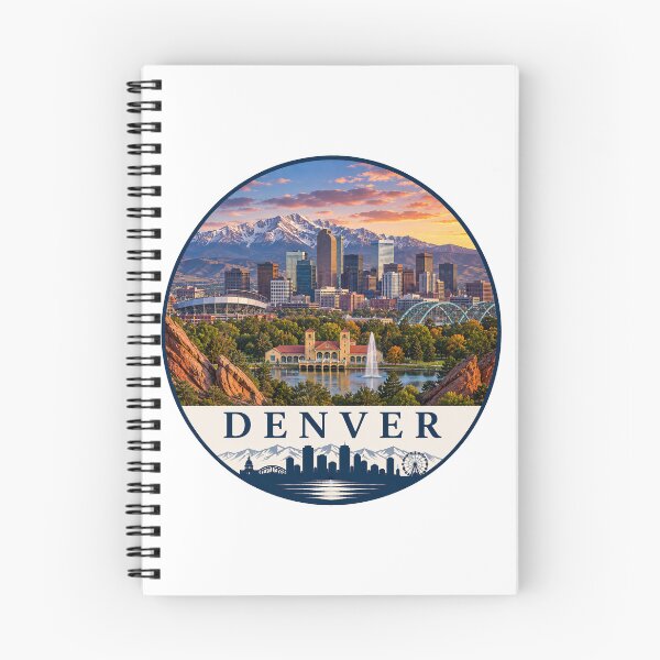 Item preview, Denver Mountain Skyline Travel t-shirt designed and sold by Beyond Destinations.