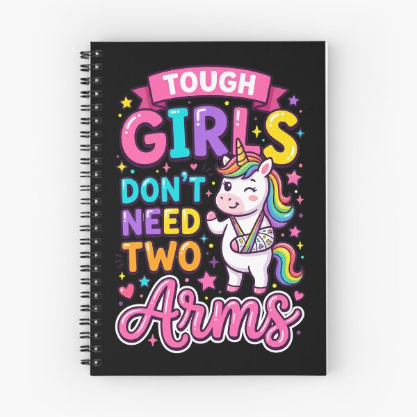 Item preview, Tough Girls Don't Need Two Arms Unicorn designed and sold by dudelinart.