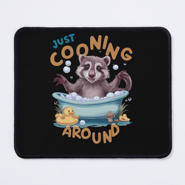 Item preview, Just Cooning Around Funny Raccoon Bathtub designed and sold by Andrich3.