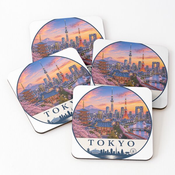 Item preview, Tokyo Pagoda Skyline Travel t-shirt designed and sold by Beyond Destinations.