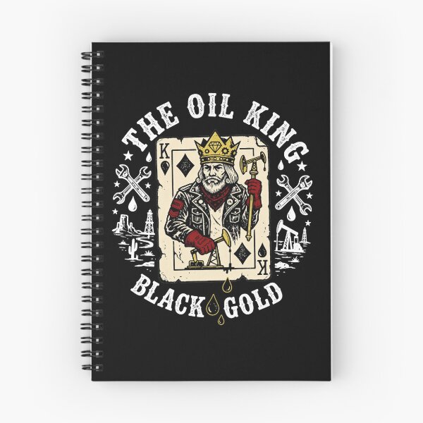 Item preview, The Oil King Black Gold Oilfield designed and sold by NoirLuxeStudio.