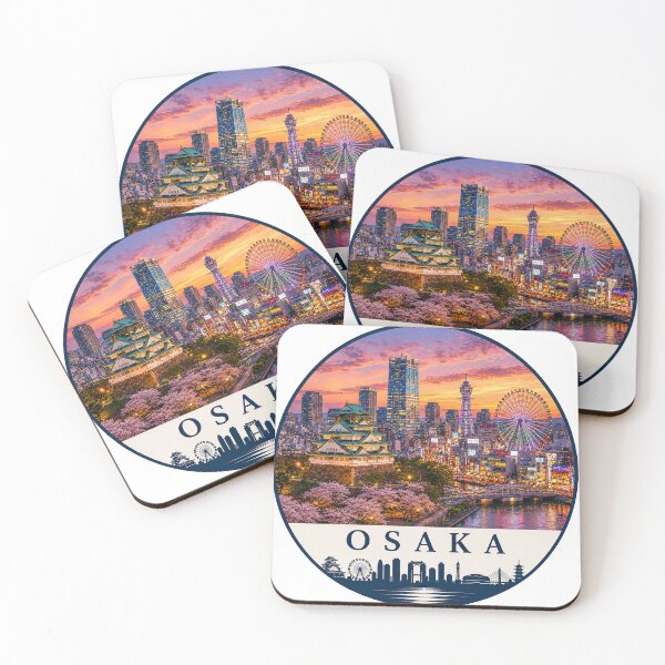 Item preview, Osaka Castle Skyline Travel t-shirt designed and sold by Beyond Destinations.