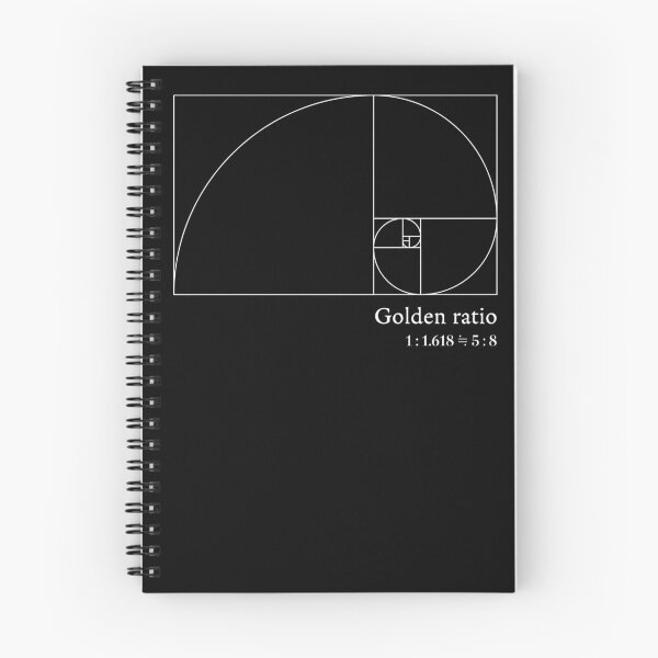 Item preview, Golden Ratio - Minimalist Fibonacci Spiral Design - Gift for Math Lovers designed and sold by lematworks.