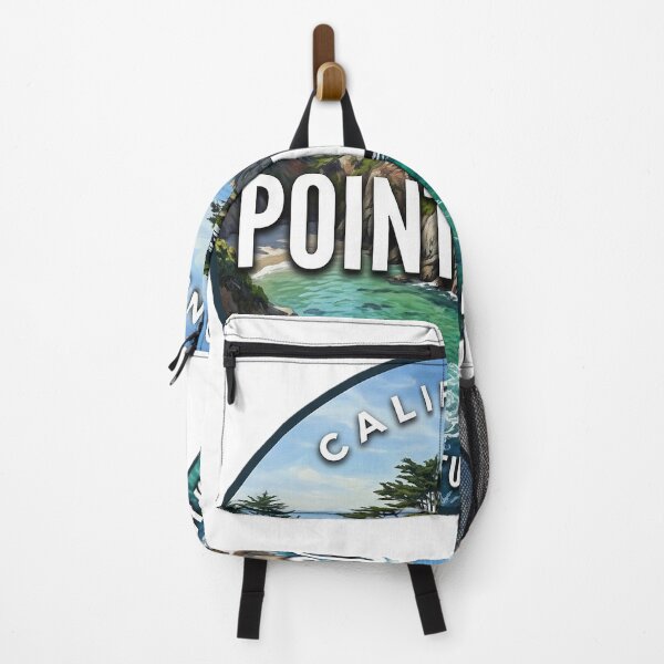Item preview, Point Lobos State Natural Reserve California Turquoise Cove Round Badge Sticker designed and sold by DetourDgn.