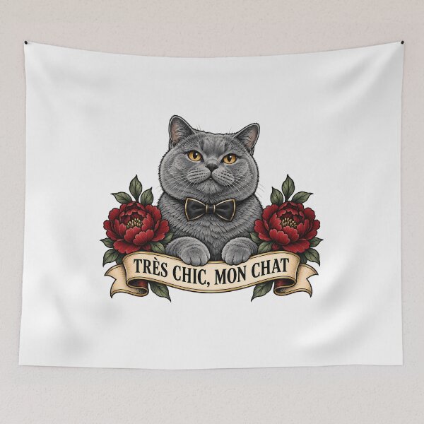 Item preview, Very Chic My British Shorthair Cat designed and sold by Old's Cool Cat Studio.