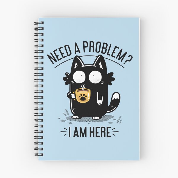 Item preview, Need A Problem - Funny Black Cat designed and sold by Snouleaf.