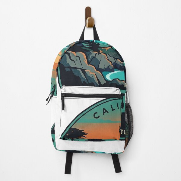 Item preview, Point Lobos State Natural Reserve California Retro Coast Vintage Badge Sticker designed and sold by DetourDgn.