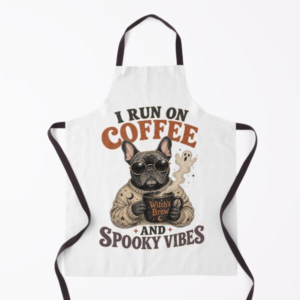 Item preview, Coffee Spooky Vibes Frenchie Halloween – French Bulldog Witch’s Brew designed and sold by elisarasada.