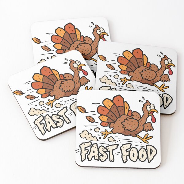 Item preview, Fast Food Funny Thanksgiving Turkey designed and sold by MonkiFlipp.
