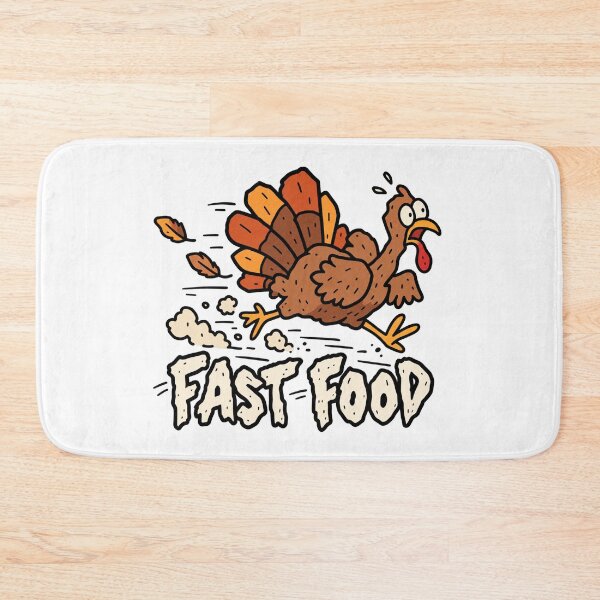 Item preview, Fast Food Funny Thanksgiving Turkey designed and sold by MonkiFlipp.