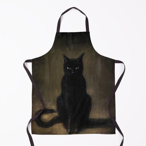 Item preview, Black Cat Portrait Painting designed and sold by britaniaprine.
