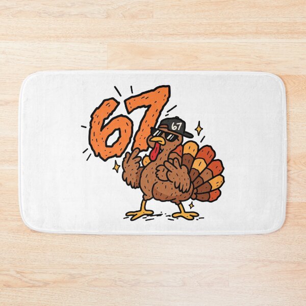 Item preview, Funny 67 Thanksgiving Turkey Meme designed and sold by MonkiFlipp.