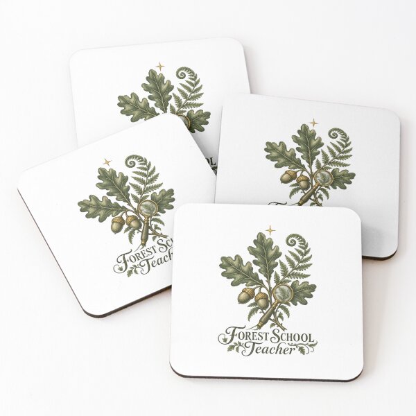 Item preview, Forest School Teacher | Oak & Acorn Botanical | Forest School Teacher Gift designed and sold by Brackenlume Studio.