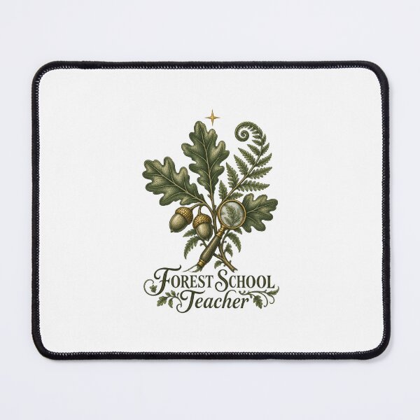 Item preview, Forest School Teacher | Oak & Acorn Botanical | Forest School Teacher Gift designed and sold by Brackenlume Studio.