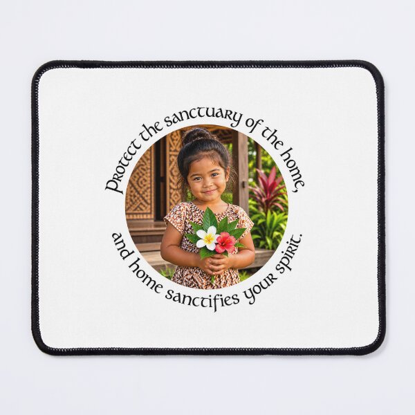 Item preview, Polynesian Sanctuary Proverb - Protect the sanctuary of the home | Pacific Art designed and sold by ShakaLife.org.