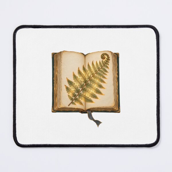 Item preview, Pressed Fern Book | Poetcore Dark Academia Botanical Art | Book Lover Gift designed and sold by Brackenlume Studio.