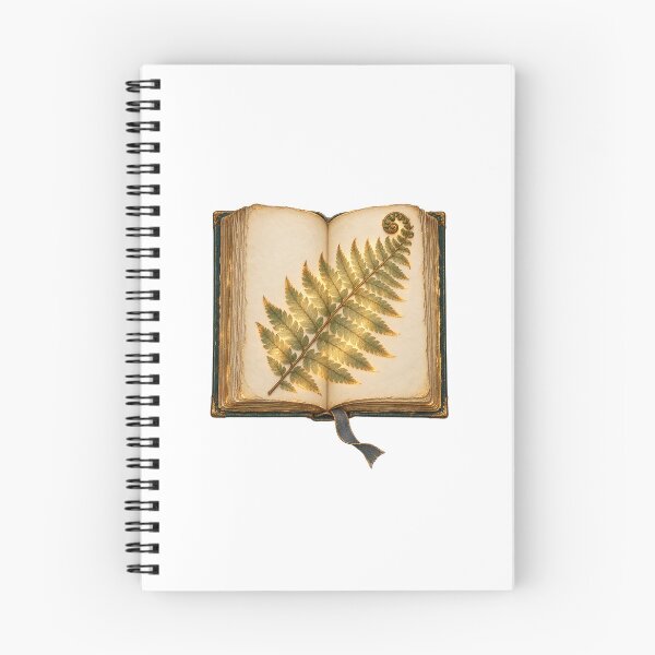 Item preview, Pressed Fern Book | Poetcore Dark Academia Botanical Art | Book Lover Gift designed and sold by Brackenlume Studio.