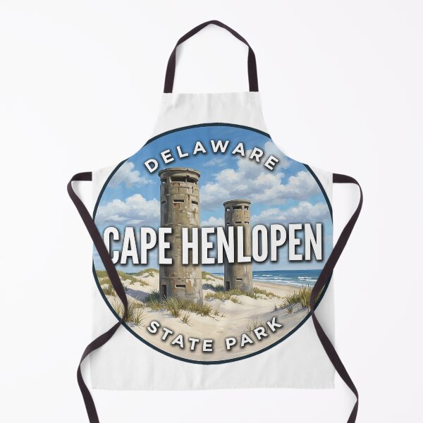 Item preview, Cape Henlopen State Park Delaware Summer Dunes Round Badge Sticker designed and sold by DetourDgn.