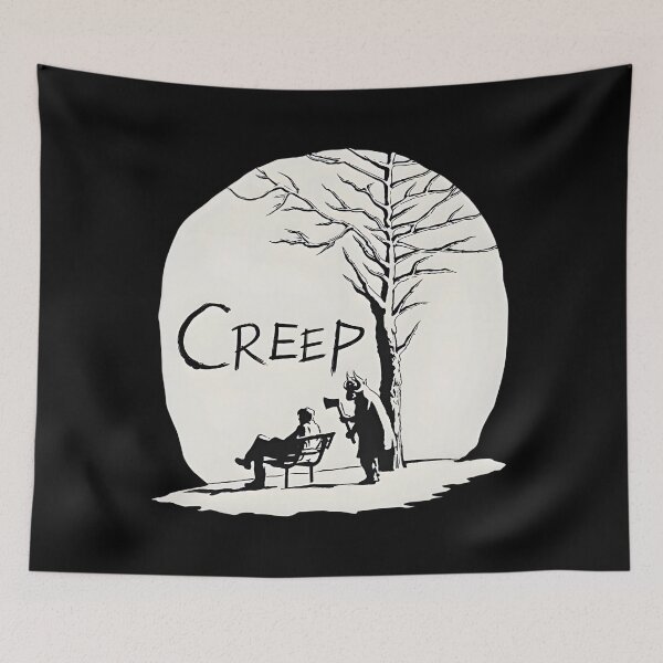 Item preview, Creep Minimalist Axe Man Park Bench Dark designed and sold by jamesdurhaman.