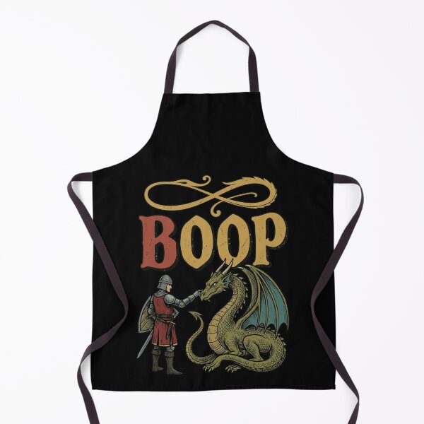 Item preview, Dragon Boop: Medieval Knight Dragon Lover Fantasy Humor Mythical Creature Renaissance designed and sold by NewaveBoutique.