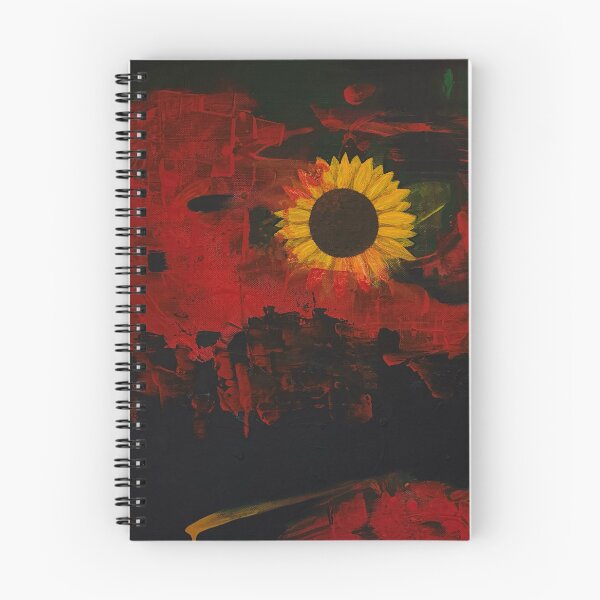 Artikelvorschau, Sonnenblume mit abstrakten roten, blauen und grünen Farbfeldern entworfen und verkauft von paulamartha.