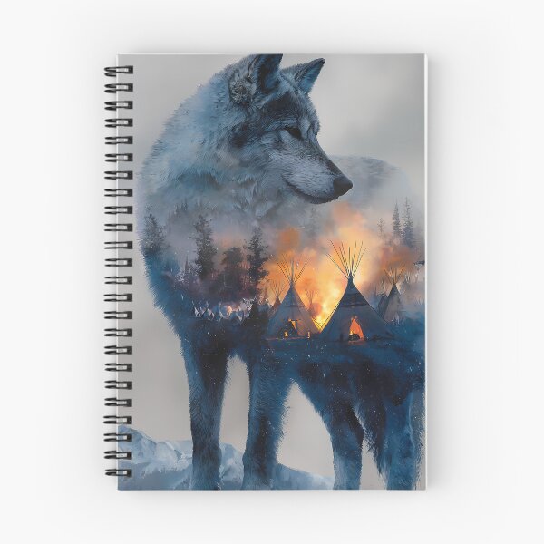 Item preview,  THE WOLF REMEMBERS designed and sold by Tribal Spirits Art T-Shirt Store.
