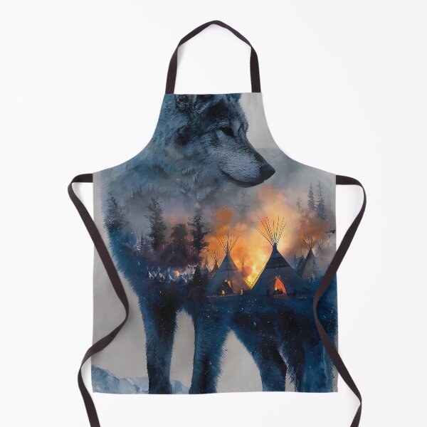 Item preview, THE WOLF REMEMBERS designed and sold by Tribal Spirits Art T-Shirt Store.