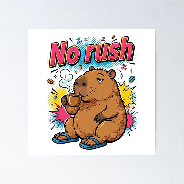 Item preview, No rush designed and sold by ZeusGallery.