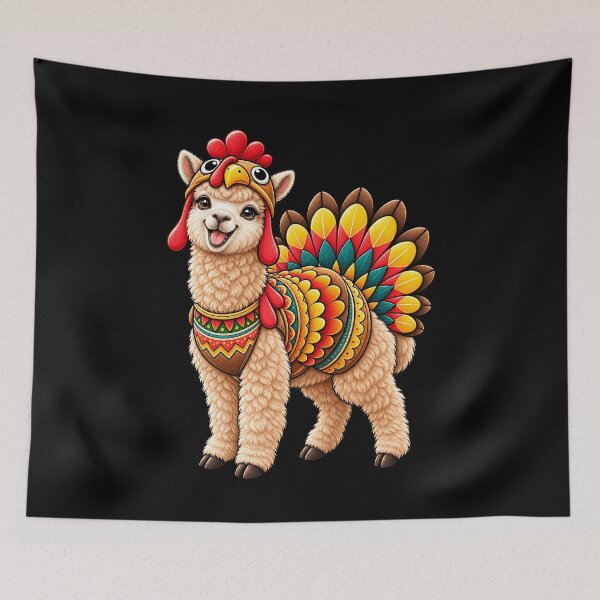Item preview, Funny Alpaca Turkey Costume Thanksgiving Zoo designed and sold by rafaeltto.