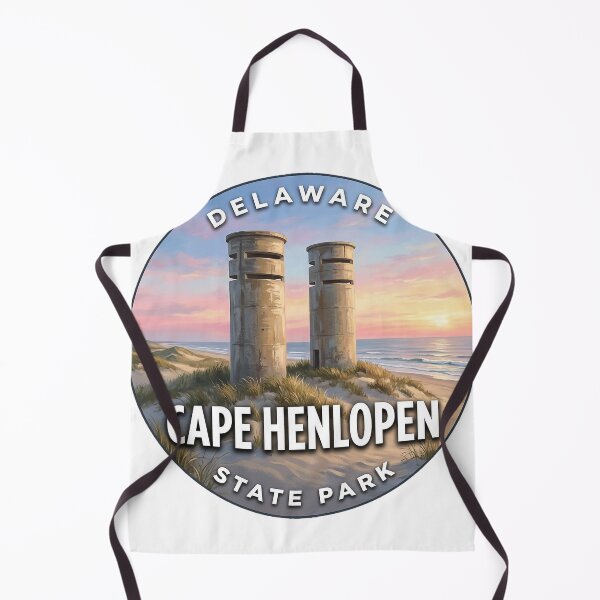 Item preview, Cape Henlopen State Park Delaware Atlantic Sunrise Round Badge Sticker designed and sold by DetourDgn.