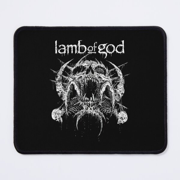Item preview, Lamb of God Distressed Logo and Skull designed and sold by jamesdurhaman.